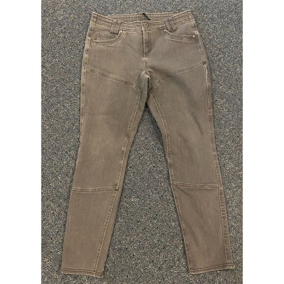 Kuhl Danzer Moto Pants Skinny Gray Size 10 Short - Picture 1 of 6